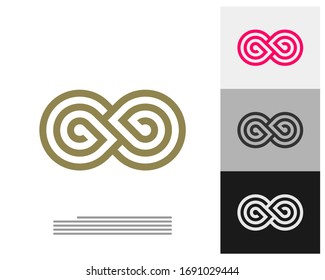Infinity logo vector template, Creative Infinity logo design concept