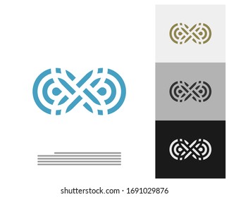 Infinity logo vector template, Creative Infinity logo design concept