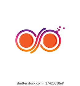 Infinity logo vector template, Creative Infinity logo design concept