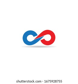 Infinity logo Vector template design