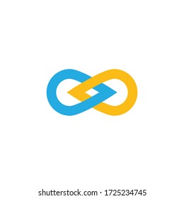 Infinity logo Vector template design