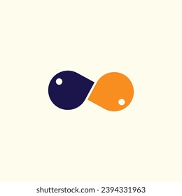 Infinity logo vector template design