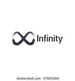 Infinity Logo Zen Circle Icon Symbol Stock Vector (Royalty Free ...