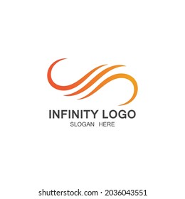 Infinity logos template vector icon