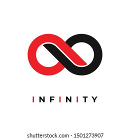 Infinity Loop Circle Logo Abstract Vector Design