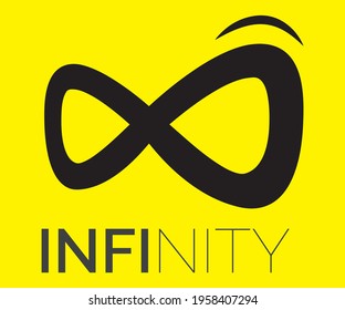 infinity loop circle logo abstract vector design