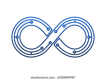 Infinity Loop Design Illustration vector eps format , suitable for your design needs, logo, illustration, animation, etc.