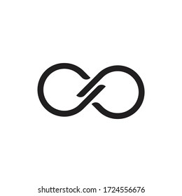 Infinity loop icon design isolated on white background