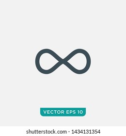 Infinity Loop Icon Design, Vector EPS10
