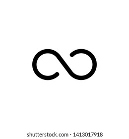 Infinity Loop Icon Vector Illustration Vector Stock Vector (Royalty ...