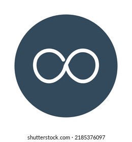 infinity loop Isolated Vector icon which can easily modify or edit

