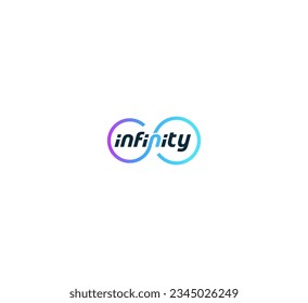  Infinity loop logo icon design template. Infinity logo.