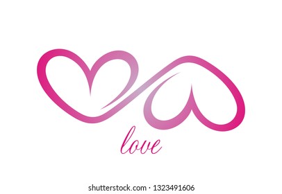 Infinity love logo