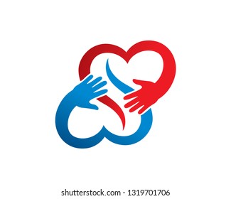 Infinity Love Logo Template, Icon, Symbol - Vector