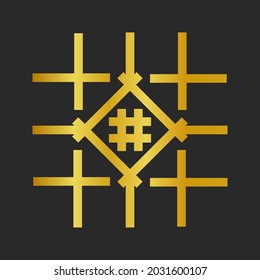 Plantilla vectorial de diseño abstracto con logotipo de lujo infinito. Icono de concepto de Logotipo Infinite Square Rhombus.