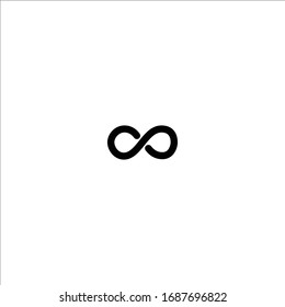 Infinity mathematical symbol icon- Vector