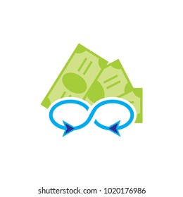 Infinity Money Logo Icon Design