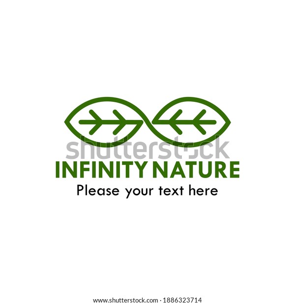 Infinity Nature Logo Template Illustration Stock Vector (Royalty Free ...