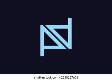 Infinity Pd Or Dp Letter Logo Template
