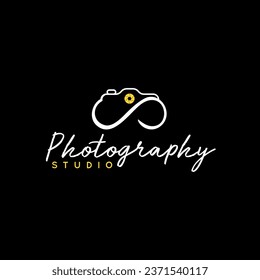 Infinity photography business logo design