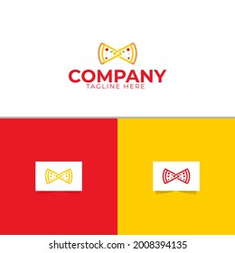 Infinity Pizza Logo Design Template Vector