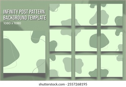 The infinity post pattern background is very interesting, because they are connected to each other. You can post at any time one by one without missing a single posting pattern.