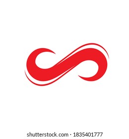 Icono de arco iris infinito Ilustración del icono Diseño del logotipo