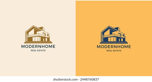 Ilustración de diseño de Vector de logotipo de bienes raíces