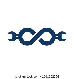 Infinity Repair Logo Icon Design