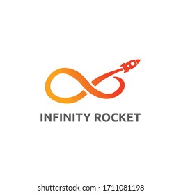 Infinity Rocket Logo Vector and Templates