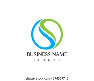 Infinity S Letter Logo Design