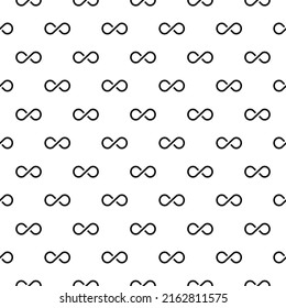 Infinity Seamless Pattern Flat Design. Vector illustration