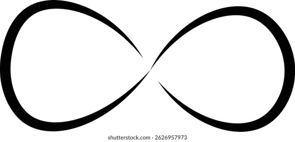 Infinity shape icon. Infinity symbols. Set of infinity icons. Symbols of endless, unlimited, eternal. Vector illustration.
