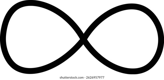 Infinity shape icon. Infinity symbols. Set of infinity icons. Symbols of endless, unlimited, eternal. Vector illustration.
