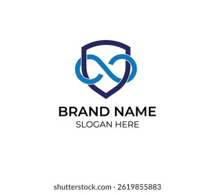 infinity shield, Secure shield , Secure infinity  logo  