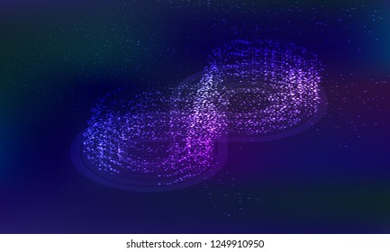 infinity shiny shape vector background