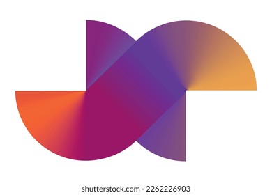 Infinity sign abstract symbol. Vector shape, infinity logo