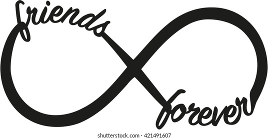 Infinity Sign With Friends Forever