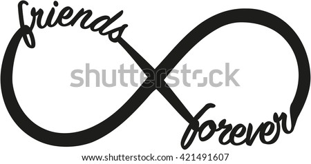 Download Infinity Sign Friends Forever Stock Vector (Royalty Free ...