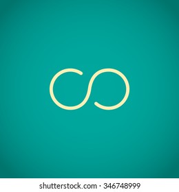 infinity sign icon