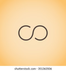 infinity sign icon