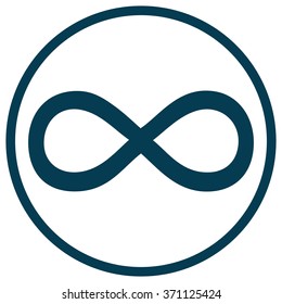 Infinity Sign Icon. 