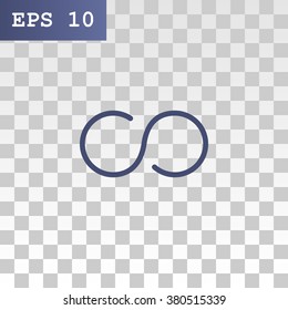 infinity sign icon