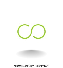 infinity sign icon