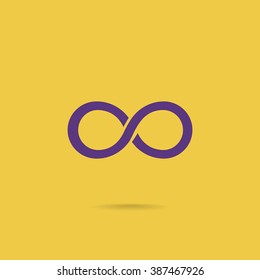 infinity sign icon