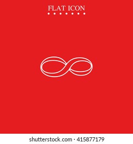 Infinity sign icon.