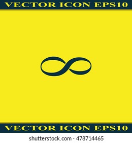 Infinity sign icon.