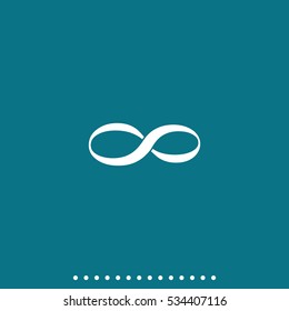Infinity sign icon.