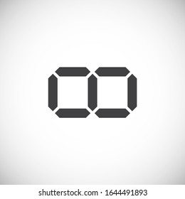 Infinity sign icon on background for graphic and web design. Creative illustration concept symbol for web or mobile app.