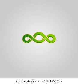 Infinity sign for logo design. a modern vector design